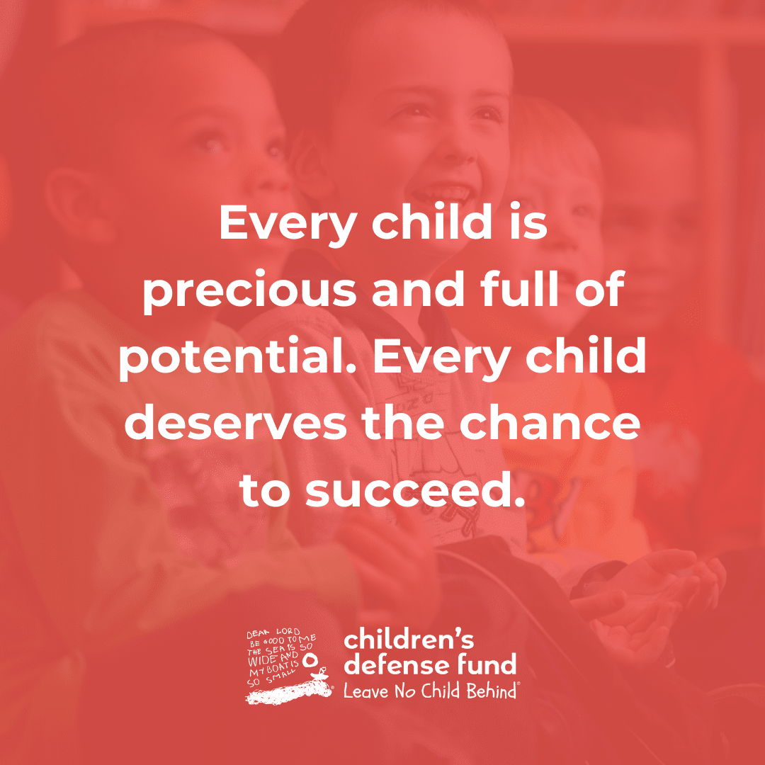 Every child is precious and full of potential. Every child deserves the chance to succeed.