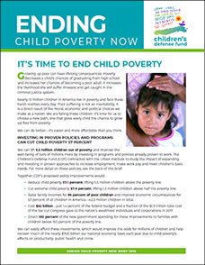 Ending Child Poverty Brief Cover